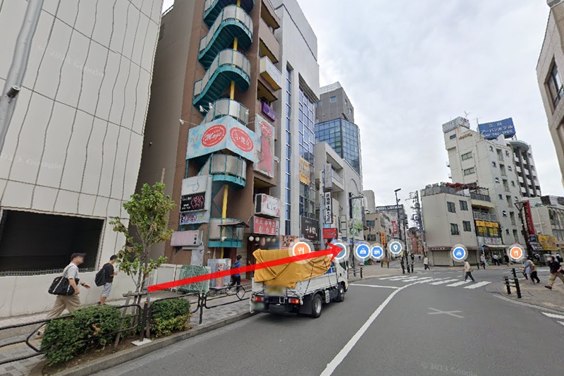 立川駅　ABCクリニック立川院　順路