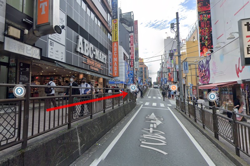 abcクリニック　横浜駅　順路