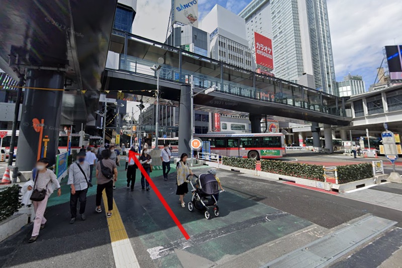 東京ノーストクリニック　渋谷　順路