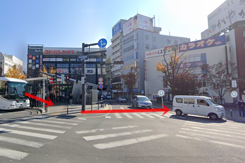 東京ノーストクリニック甲府院　道順