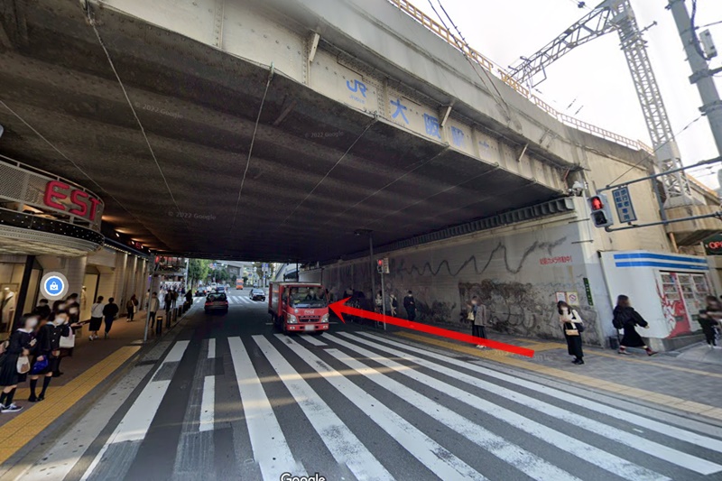 東京ノーストクリニック　梅田院　梅田駅　道順